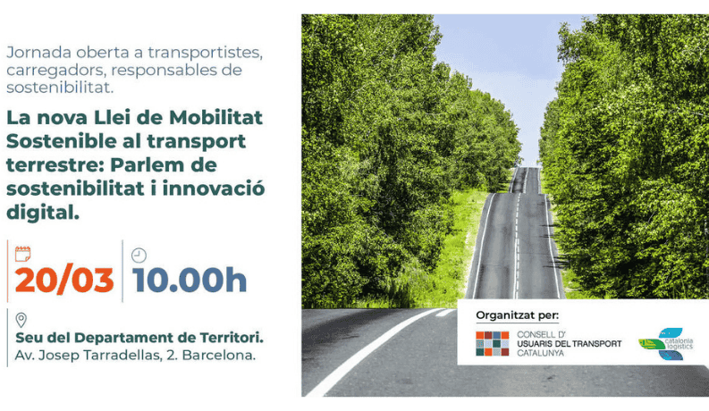Jornada: La nova Llei de Mobilitat Sostenible en el transport terrestre: Parlem de sostenibilitat i innovació digital